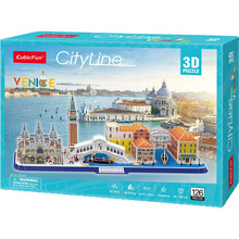 3D пазл Cubic Fun City Line Венеція (6944588202699)