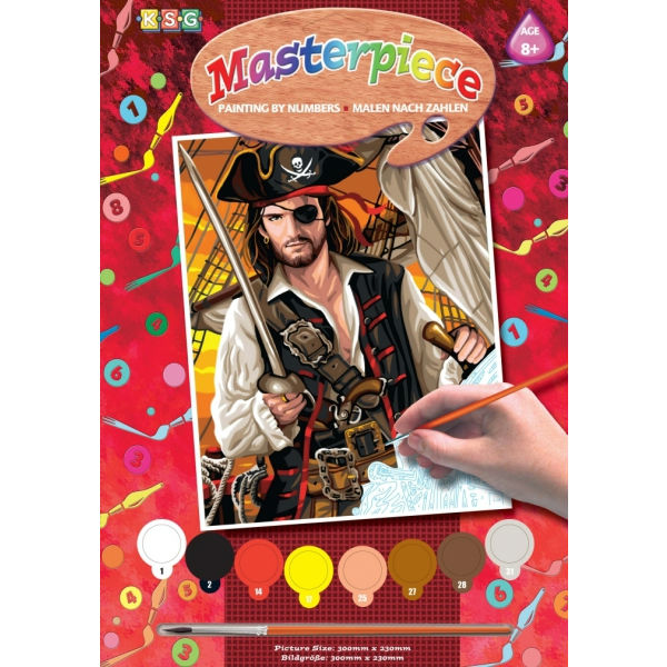 Набор для творчества SEQUIN ART JUNIOR Pirate SA1108