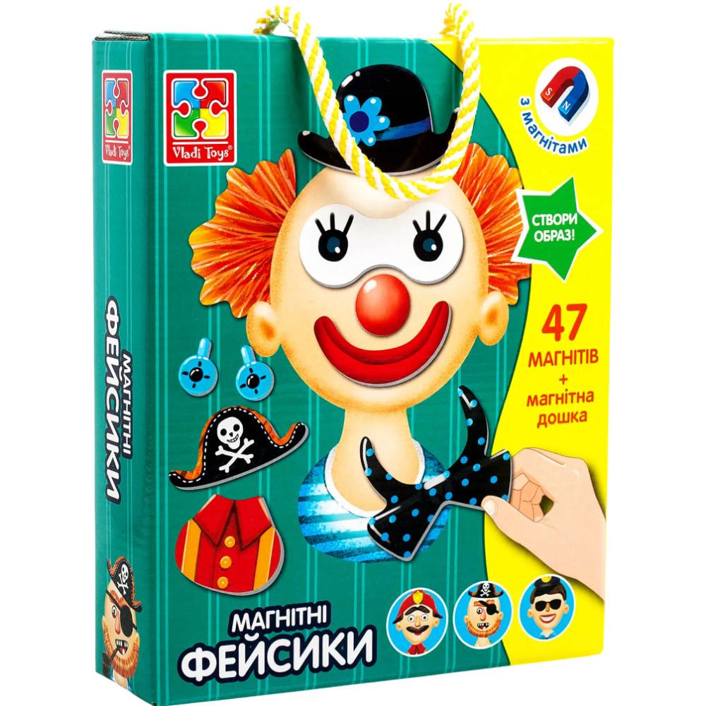 Магнитная игра Vladi Toys Фейсики (VT3702-15)