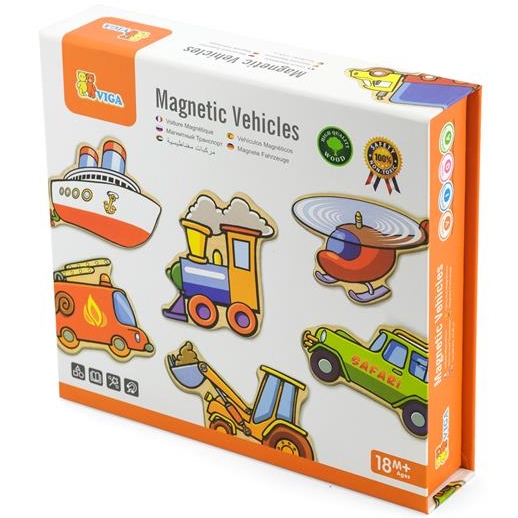 Набір магнітів VIGA TOYS Транспорт (58924N) Предмет вивчення навколишній світ