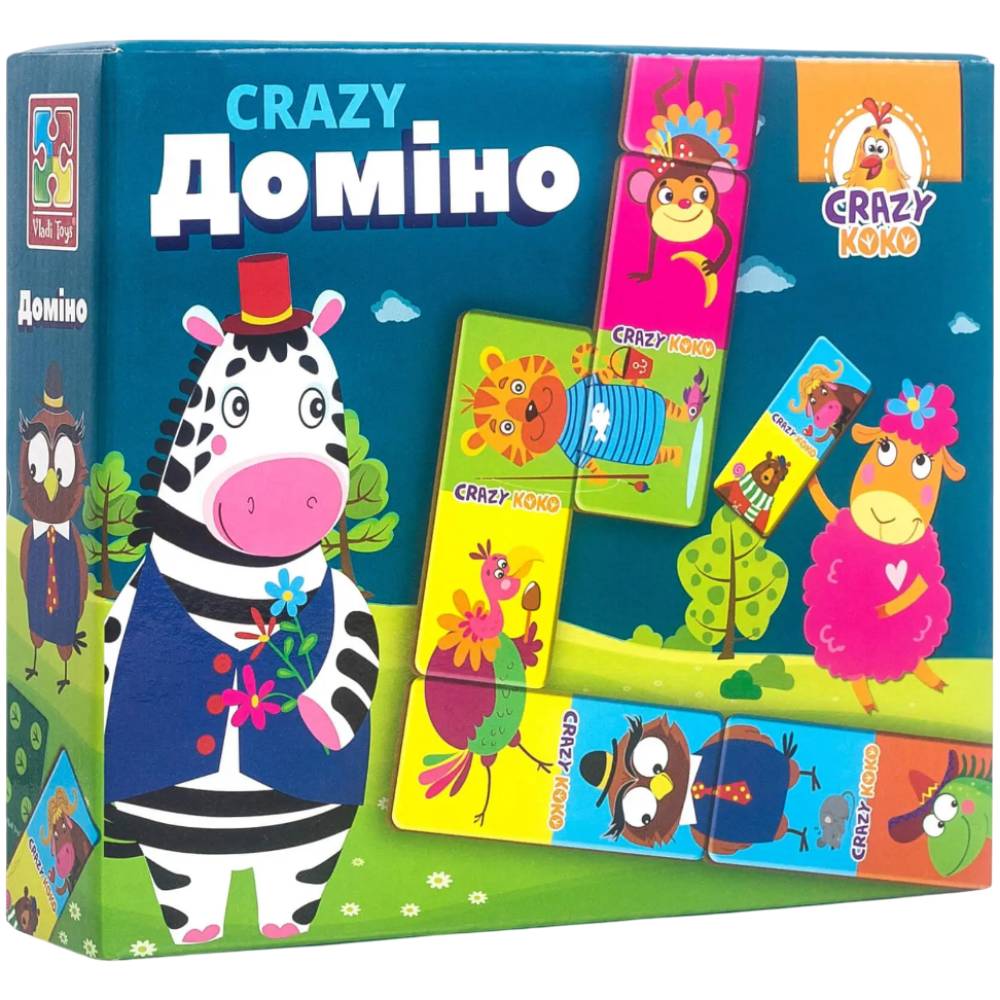 Настільна гра Vladi Toys Crazy Доміно (VT8055-10)