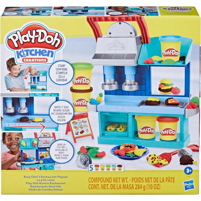 В Украине Набор для лепки PLAY-DOH Kitchen Creations Ресторан шеф-повара (F8107)