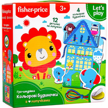 Шнуровка FISHER-PRICE Цветные домики VT5303-26