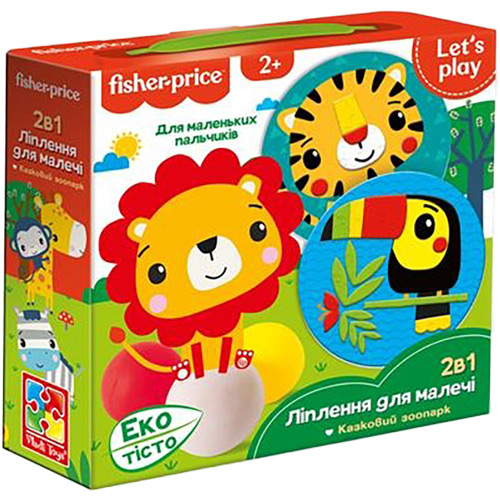 Набор для творчества FISHER-PRICE с экотестом Сказочный зоопарк (VT4502-03) Возраст от 2 лет