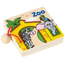 Деревянная книжка VIGA TOYS Первая книга (50386)
