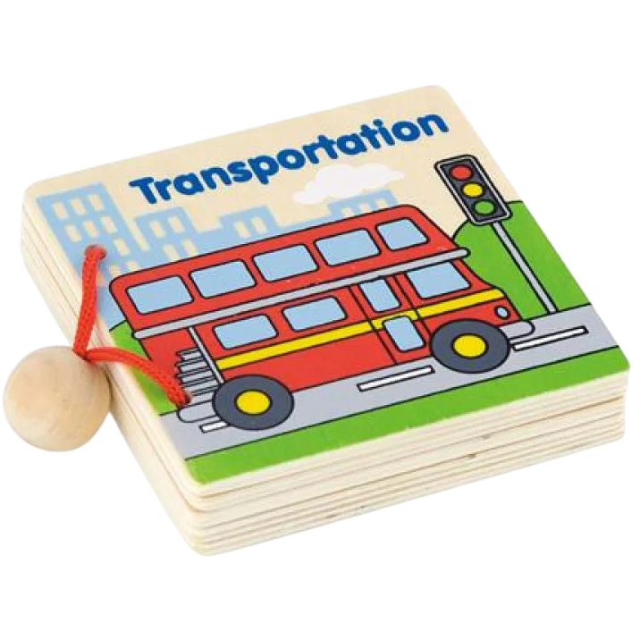 Дерев'яна книжка VIGA TOYS Перша книга (50386) Для кого універсально