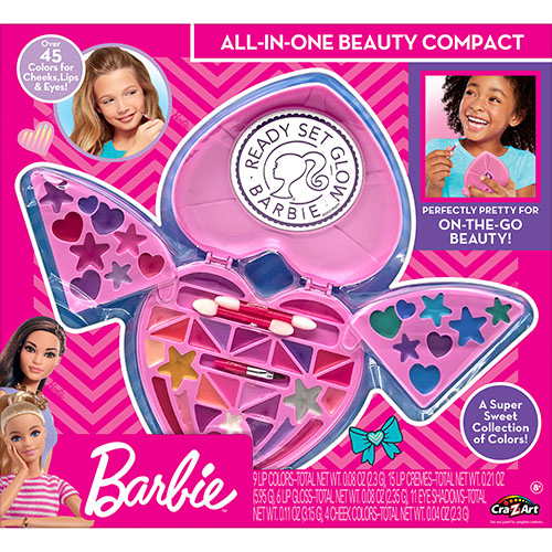 Набор детской косметики CRA-Z-ART Barbie All in One Beauty Compact (34067CRA) Рисование детская косметика