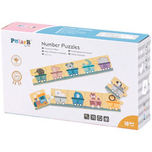 Пазл POLARB Viga Toys Числа та звірята (44071)