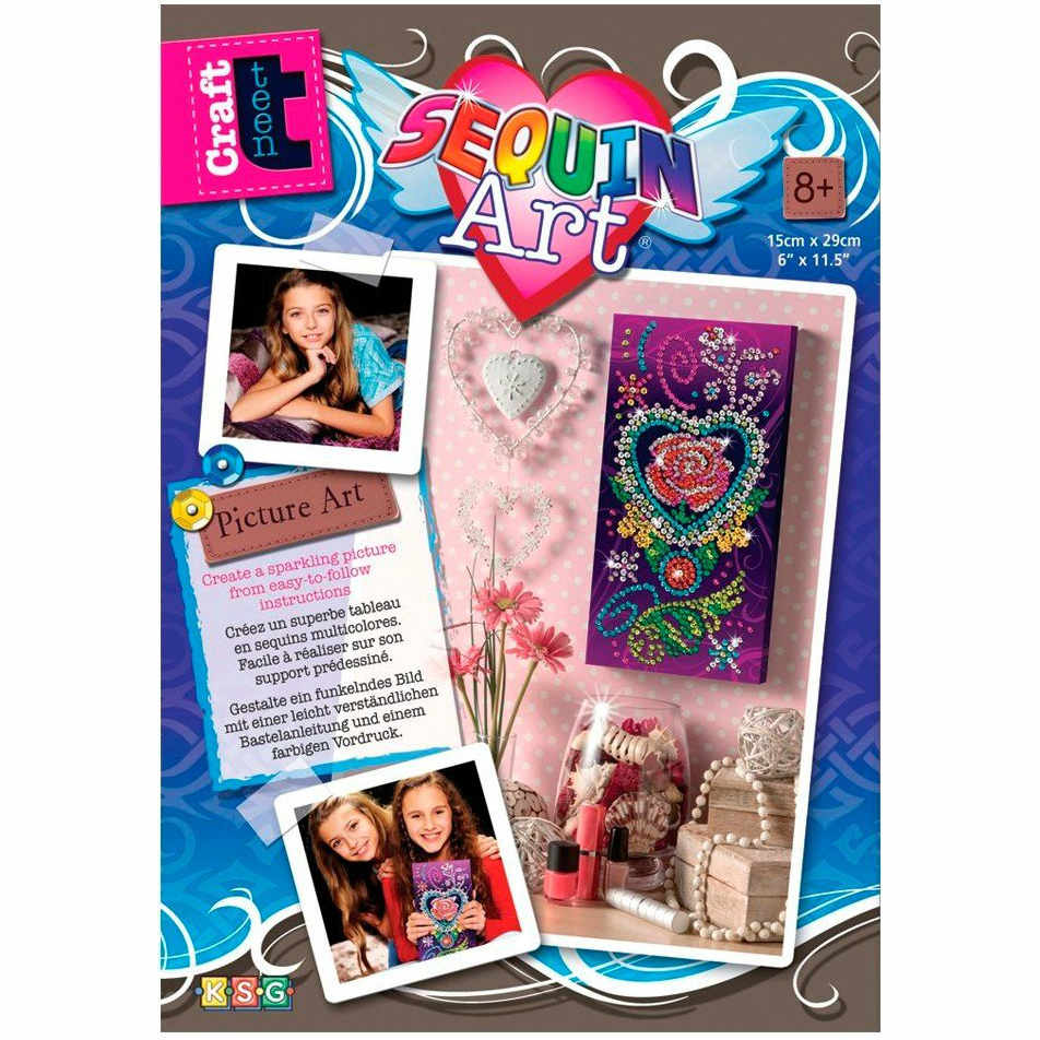 Набір для творчості SEQUIN ART PICTURE ART Craft Teen Rose SA1419