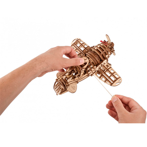 Механический 3D пазл UGEARS Самолет Бешеный Шершень (Самолет Бешеный Шершень) Пазлы трехмерный