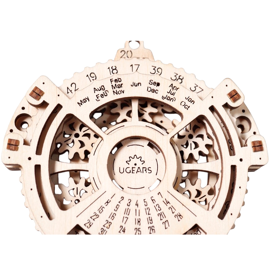 Фото Механический 3D пазл UGEARS Навигатор дат 2.0 (70218)