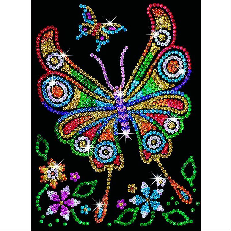 Набор для творчества SEQUIN ART RED Amber Butterfly SA1209 Для кого для девочек