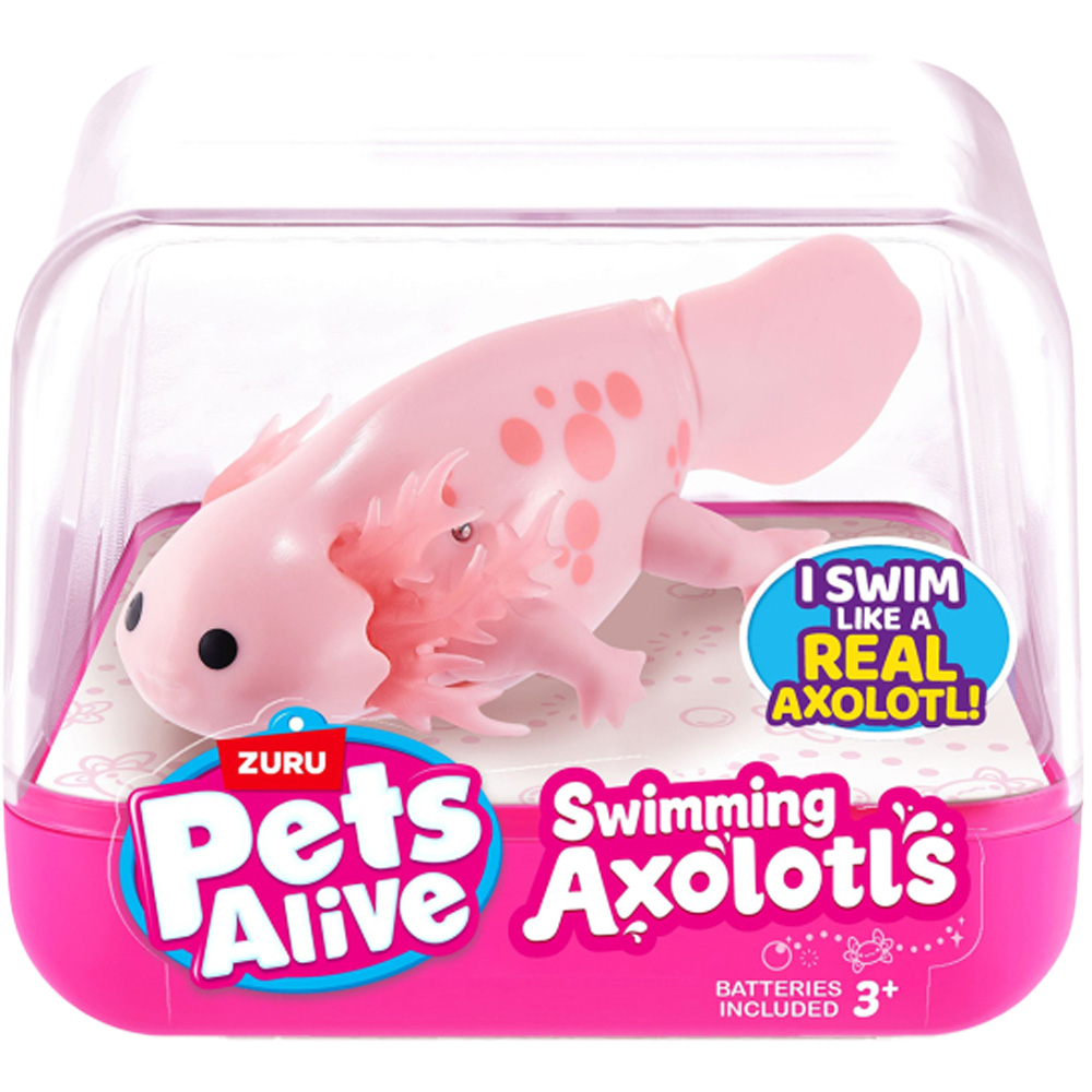 Інтерактивна іграшка PETS & ROBO ALIVE S1 АКСОЛОТЛЬ Pink (9556A) Вік від 3 років