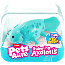 Интерактивная игрушка PETS & ROBO ALIVE S1 АКСОЛОТЛЬ Вlue (9556B)