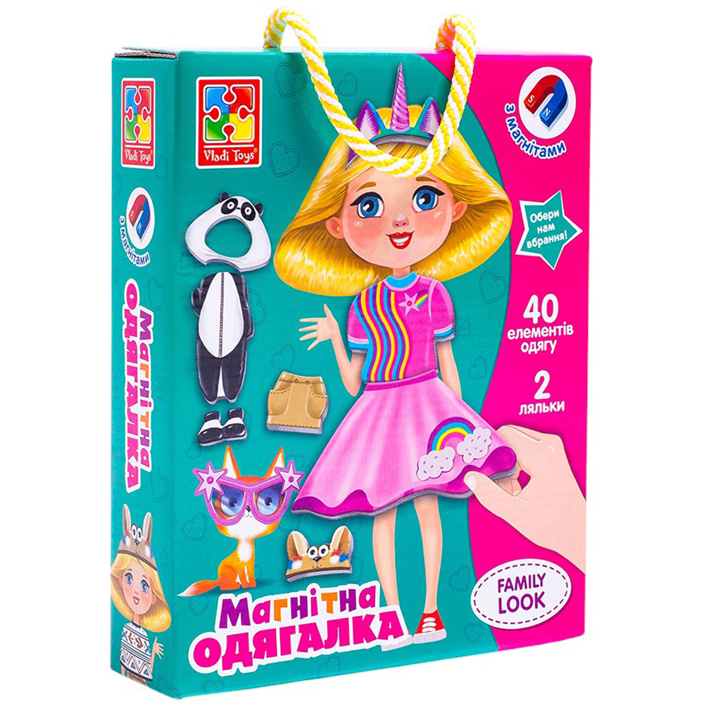 Магнитная игра VLADI TOYS Family look (VT3702-21)