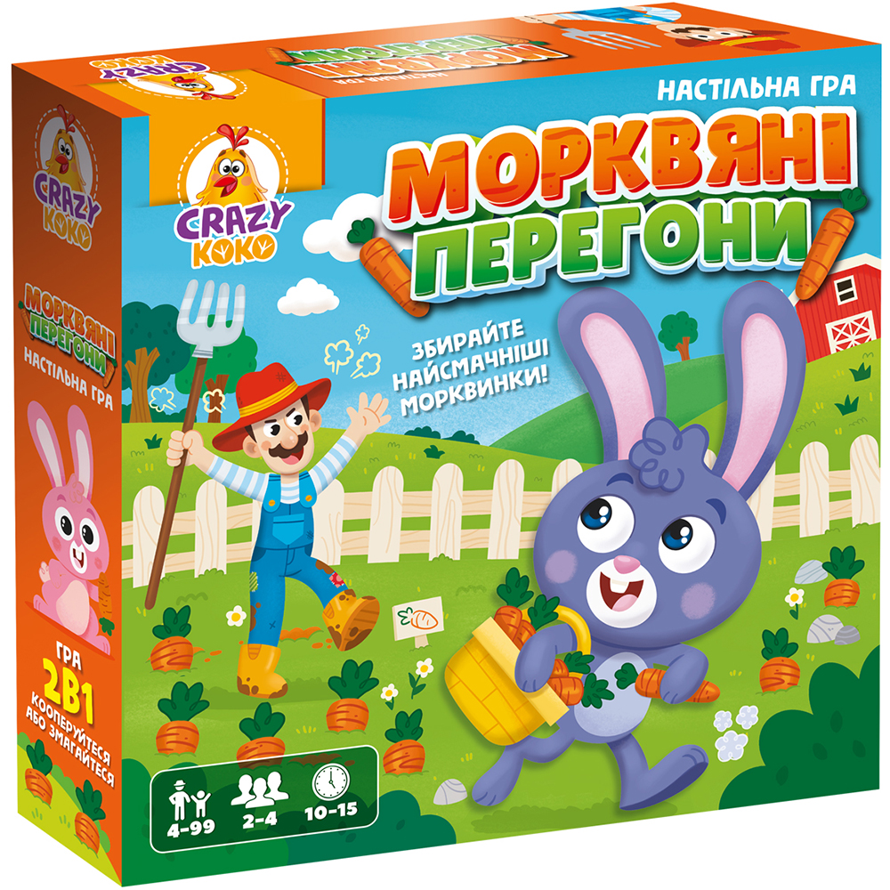 Настольная игра VLADI TOYS Морковная гонка (VT8055-33)