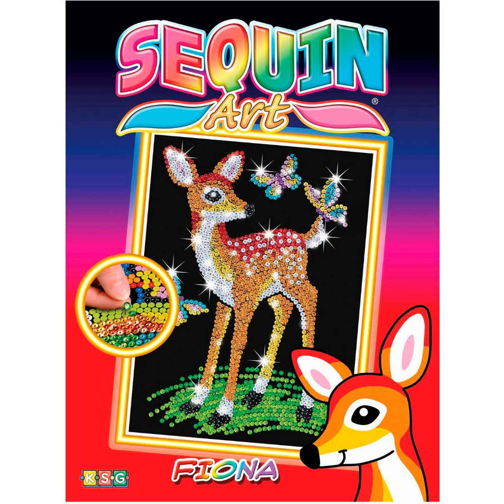 

Набор для творчества SEQUIN ART RED Fiona Fawn SA0710, RED Fiona Fawn SA0710