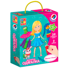 Настольная игра VLADI TOYS магнитная одевалка Меган и Полли (VT3702-11)