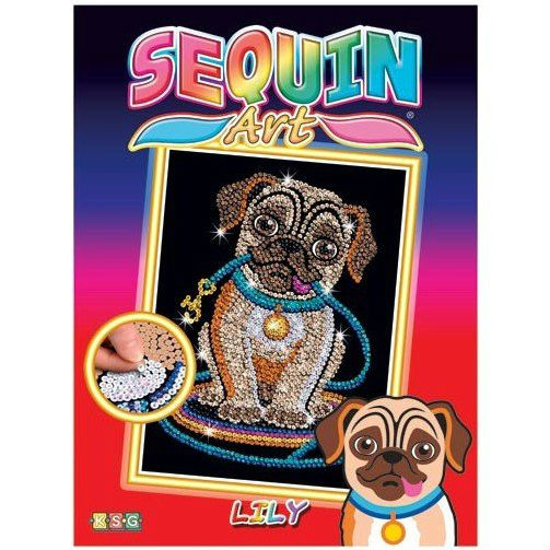 

Набор для творчества SEQUIN ART RED Lily Pug SA1502, RED Lily Pug SA1502