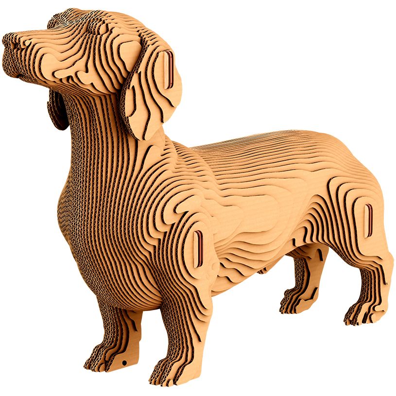 Картонний 3D пазл CARTONIC 3D Puzzle DACHSHUND (CARTDACH) Для кого універсально