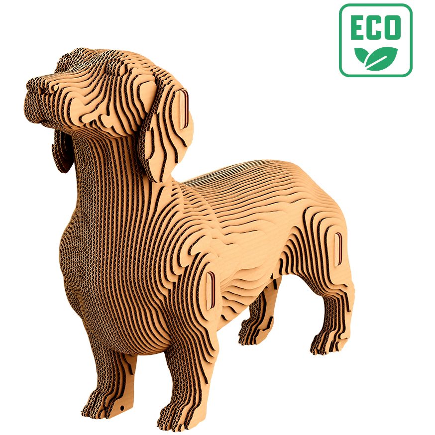 Картонний 3D пазл CARTONIC 3D Puzzle DACHSHUND (CARTDACH) Предмет вивчення логіка