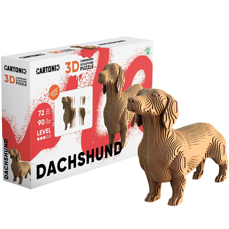 Изображение Картонний 3D пазл CARTONIC 3D Puzzle DACHSHUND (CARTDACH)