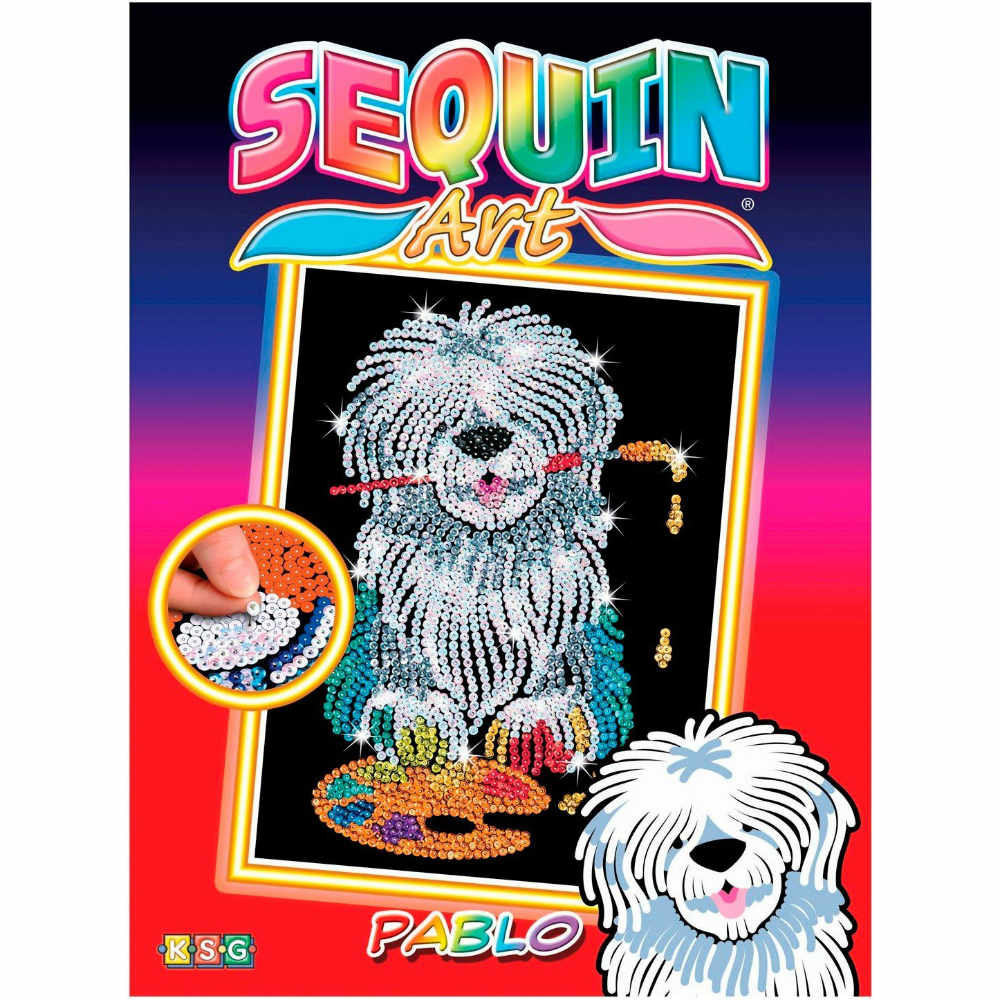 

Набор для творчества SEQUIN ART RED Pablo Sheepdog SA1415, RED Pablo Sheepdog SA1415