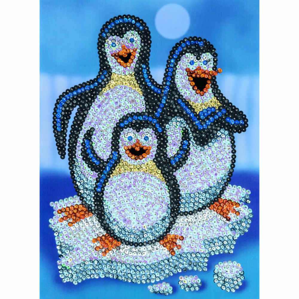 Набір для творчості SEQUIN ART RED Pepino Penguins SA1503