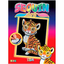 Набор для творчества SEQUIN ART RED Tia Tiger SA1413