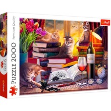 Пазл TREFL Котячий вечір 2000 ел (27126)