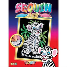 Набор для творчества SEQUIN ART RED Toby the White Tiger Cub SA0906