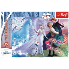 Пазлы Trefl Магический мир сестер Frozen 200 элементов (13265)