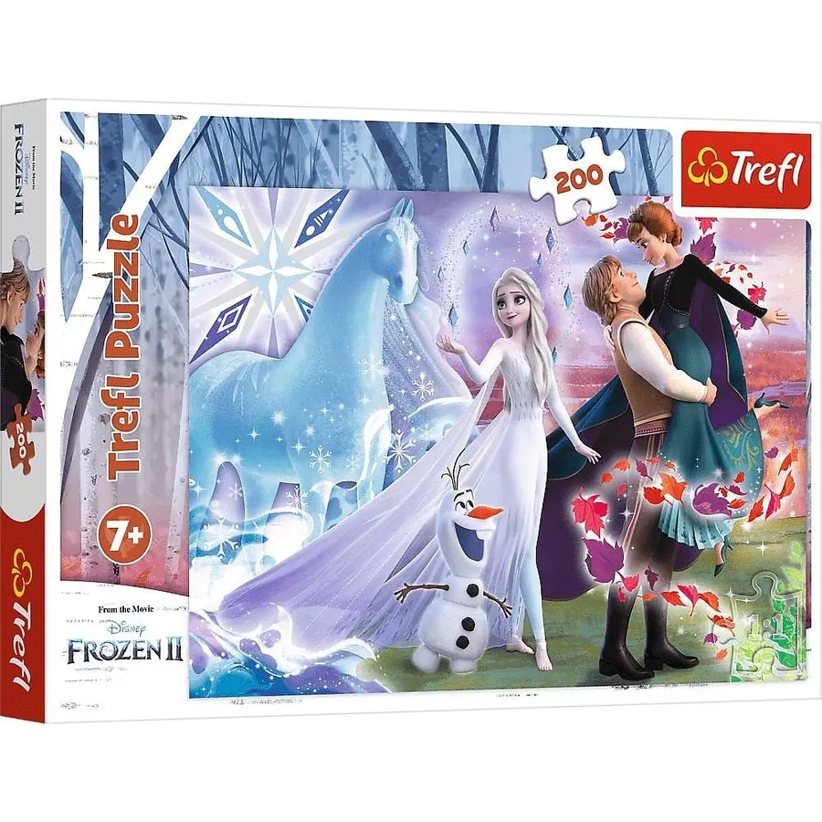 Пазлы Trefl Магический мир сестер Frozen 200 элементов (13265)