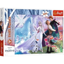 Пазлы Trefl Магический мир сестер Frozen 200 элементов (13265)