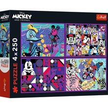 Пазли TREFL Mickey&friends Серія пригод Міккі 4х250 елементів (13308)