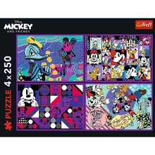 Пазли TREFL Mickey&friends Серія пригод Міккі 4х250 елементів (13308)