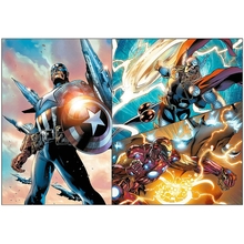 Пазли Trefl The Avengers Героїчні дні 4 х 250 елементів (13309)