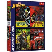 Пазлы TREFL Spiderman Человек-паук день и ночь Марвел 2х200 элементов (13314)