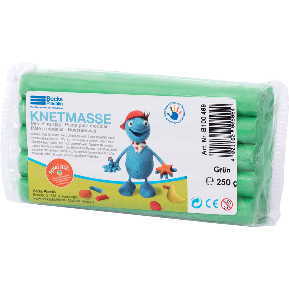 Пластилин BECKS PLASTILIN B100469 250 г Зеленый