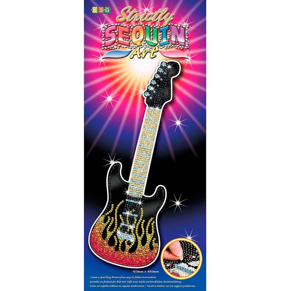 Акція на Набор для творчества SEQUIN ART STRICTLY Guitar (SA1408) від Foxtrot
