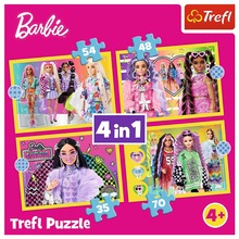 Пазли TREFL 4in1 Barbie Веселий Дитячий світ (34626)