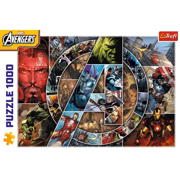 Пазлы TREFL Marvel Heroes Мстители 1000 эл (10934) Возраст от 12 лет 