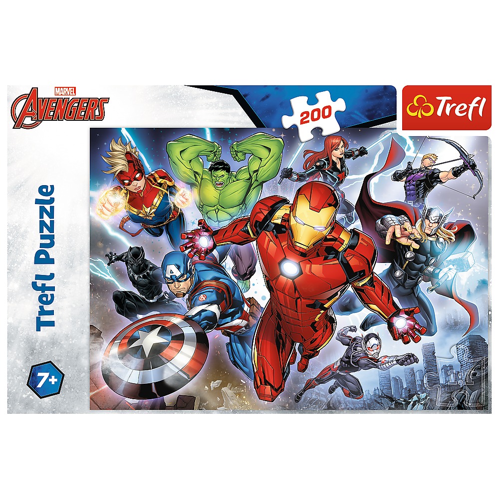 Пазлы TREFL The Avengers Могучие Мстители 200 эл (13260) Возраст от 7 лет 