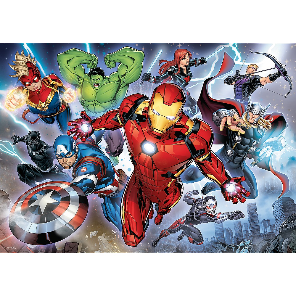 Пазлы TREFL The Avengers Могучие Мстители 200 эл (13260) Для кого для мальчиков