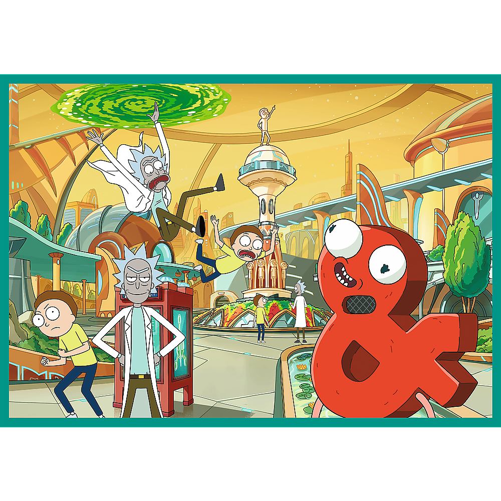 Пазли TREFL Rick and Morty Закручений світ 4x250 ел (13338) Вік від 12 років