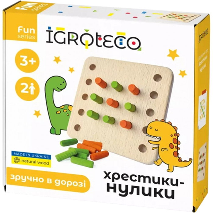 Настольная игра ІГРОТЕКО Крестики-нолики (900576) Настольная игра ІГРОТЕКО Крестики-нолики (900576)