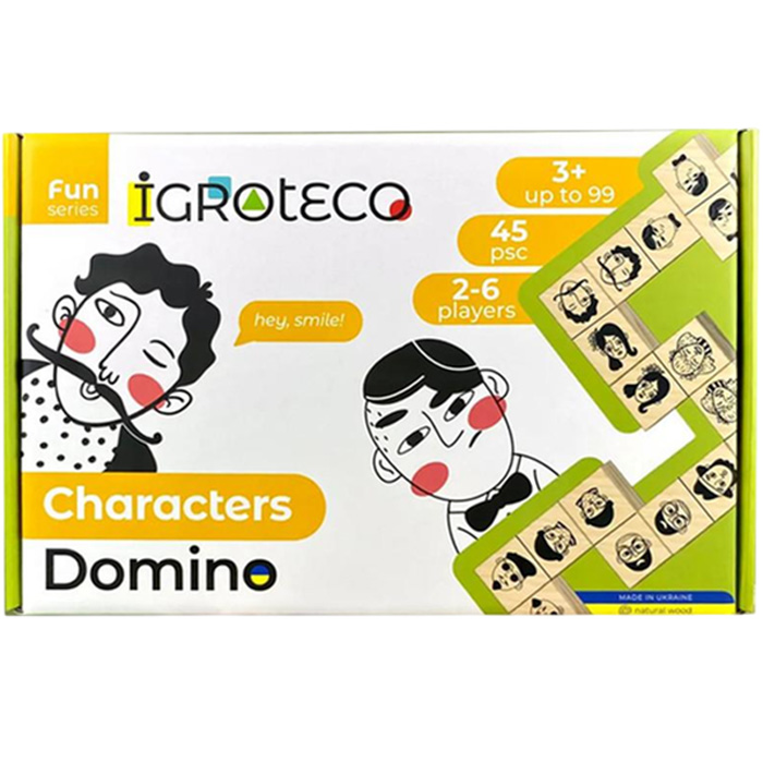 Настольная игра ІГРОТЕКО Домино Персонажи (900620)