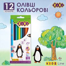 Набір кольорових олівців ZIBI KIDS Line 12 шт (ZB.2414)