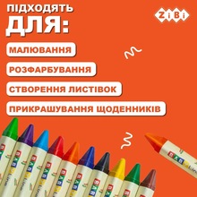 Набор восковых карандашей ZIBI Baby line Jumbo 10 шт (ZB.2482)