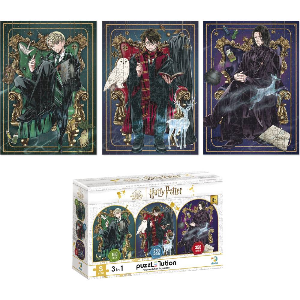 Набір пазлів Dodo Harry Potter 3 в 1 Династія чарівників (200575) Набір пазлів Dodo Harry Potter 3 в 1 Династія чарівників (200575)